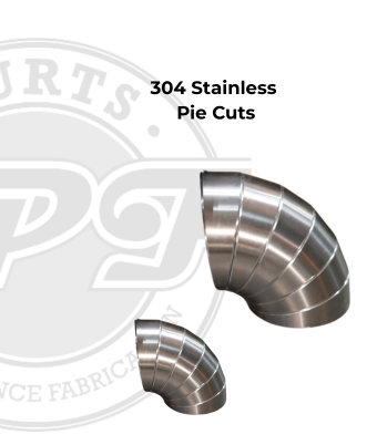 304 Stainless Steel 90° Pie Cut Kit – 15° Cuts
