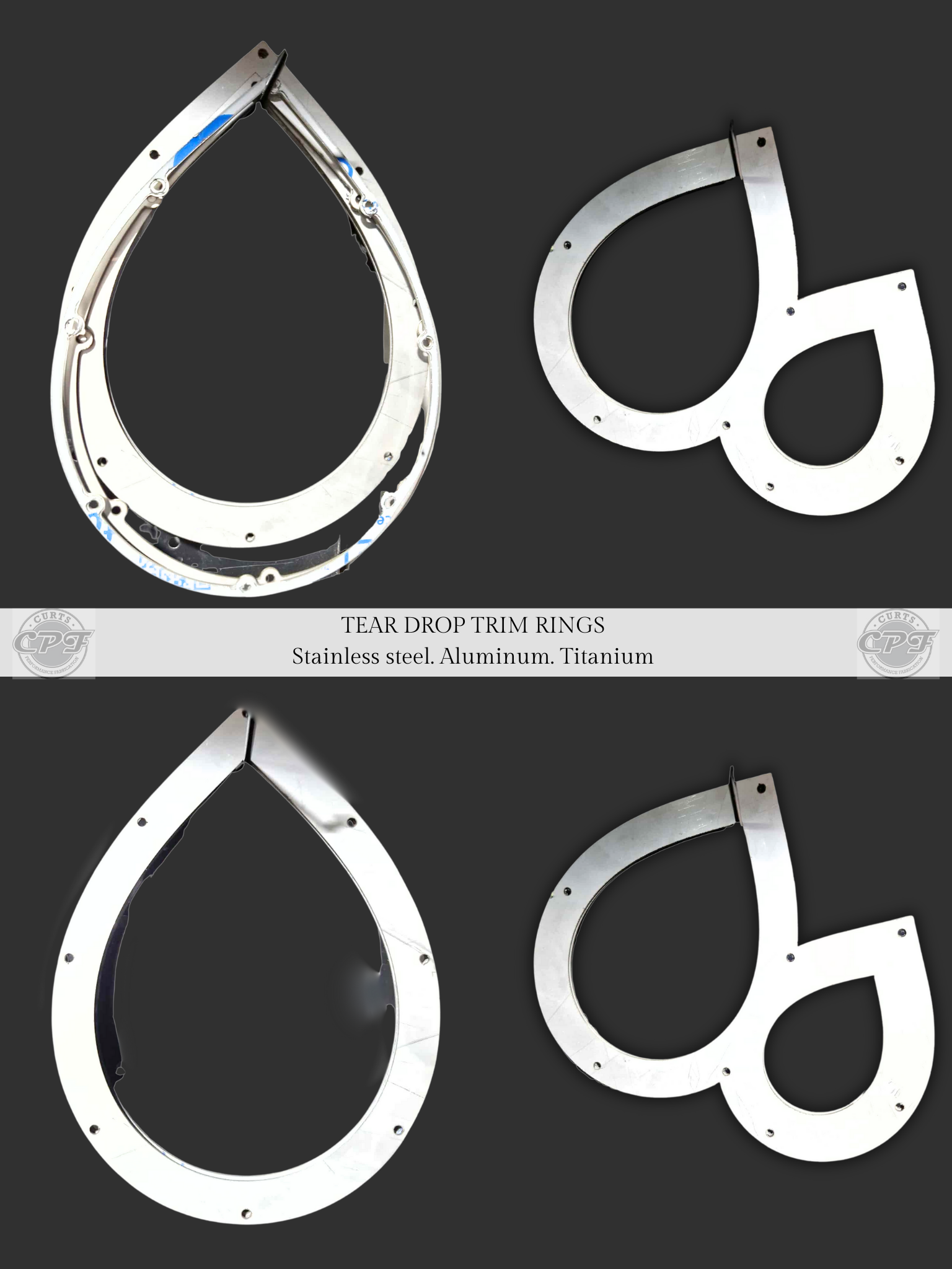 Tear Drop Trims
